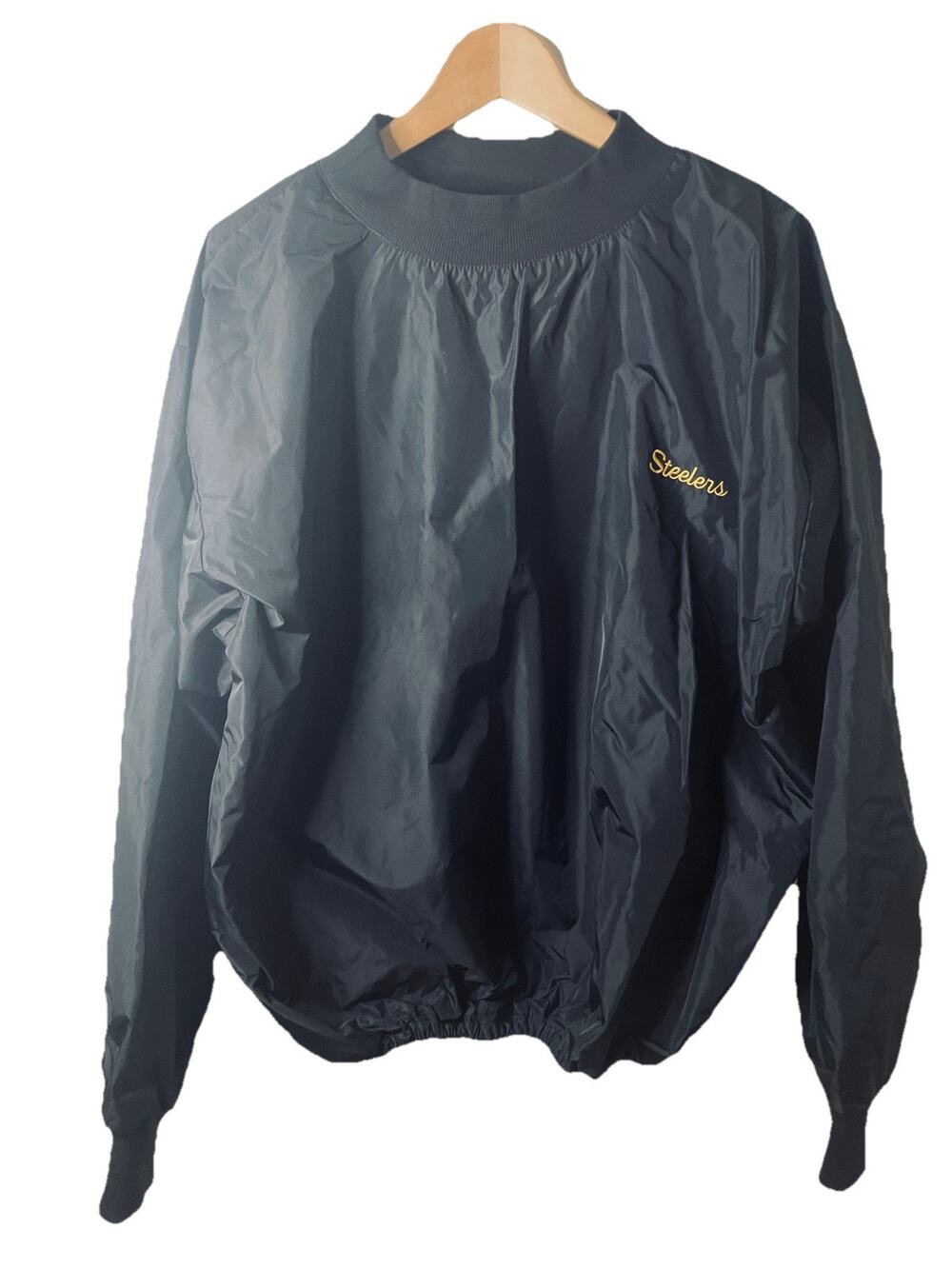 Vintage Pittsburgh Steelers Pro Knitwear Windbreaker Jacket XL - 60s 70s NFL